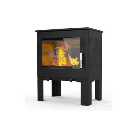 Supra – FR9016110B – Poêle à bois Gaby – fonte – vision horizontale – puissance 7,3 kW – rendement 78 % – taille bûche 49 cm – flamme verte 7 étoiles