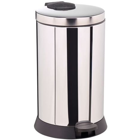 Poubelle à pédale 20l inox - Rossignol - 94119