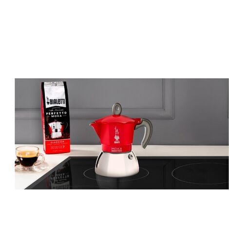 Cafetière italienne Moka induction 3 tasses blanche - Bialetti