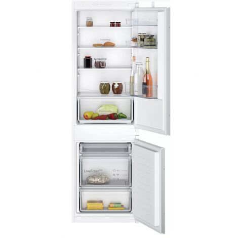 Réfrigérateur combiné intégrable à glissières 267l blanc - Neff - KI5861SE0