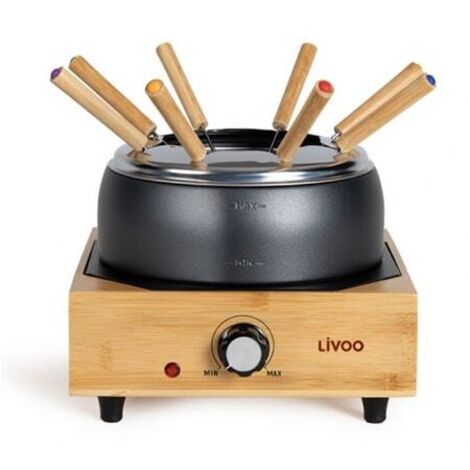 Service à fondue 800w 8 fourchettes - Livoo - DOC287
