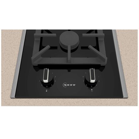 Table Domino Gaz 30cm 4700w Noir Inox Neff N23TS29S0 table-domino-gaz-30cm-4700w-noir-inox-neff-n23ts29s0