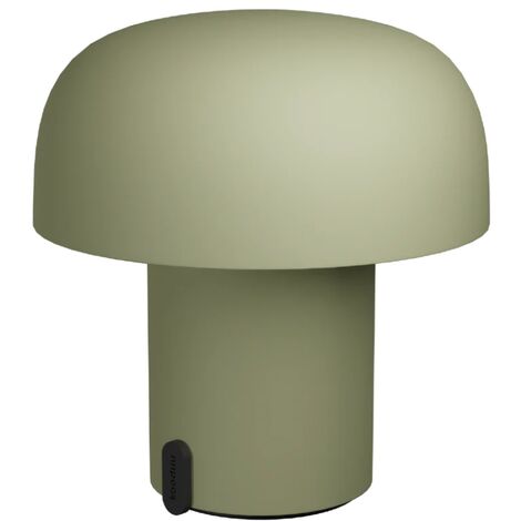 Lampe de table portable, dimmable et rechargeable via usb, couleur mousse vert - Kooduu - Sensa Moss (1/4)