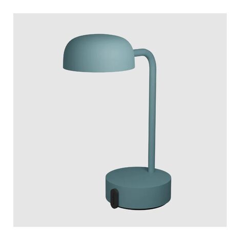 Lampe de bureau rechargeable - Kooduu - Fokus Smokey Teal (1/4)
