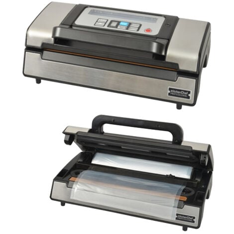 Appareil à emballage sous vide semi-pro + rouleaux - Kitchen Chef - vs5160