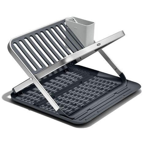 Égouttoir à vaisselle pliable 2 étages - Oxo - OX13322800 (1/5)
