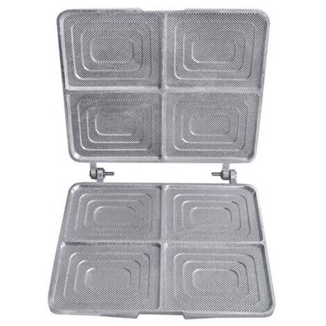 Plaques Gaufres Pour Super 2 Lagrange - Plaques Amovibles Aluminium Pour Gaufrier