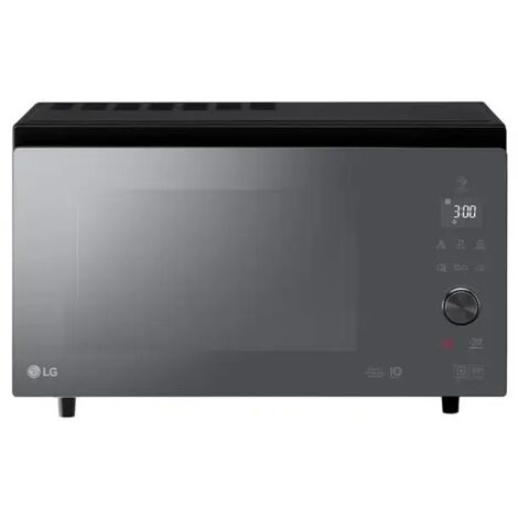 LG – Micro-ondes à poser 39L 1100W noir – Technologie Smart Inverter – 36 programmes automatiques – Cavité EasyClean - MJ3965BCR