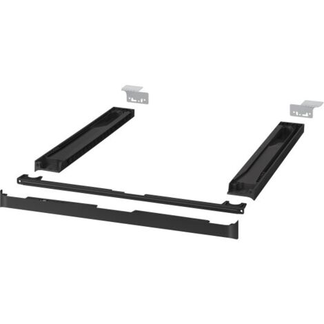 Samsung – Kit de superposition pour lave-linge et sèche-linge – Plateau coulissant – Dimensions 125 x 133 x 752 mm – Finition Black Caviar