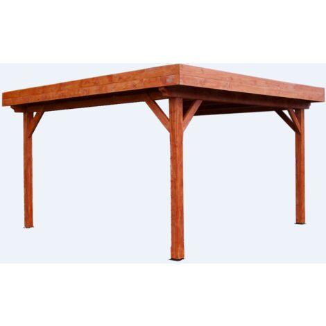 Pergola 12.53m² bois - Habrita - om3535.0 (1/5)