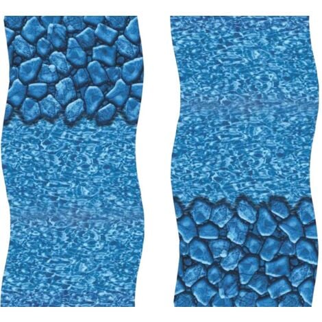 Liner boulder forme ronde d.5.48m pour piscine hors sol - Swimline - li1848sbo