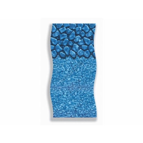 Liner boulder forme ronde d.5.48m pour piscine hors sol - Swimline - li1848sbo
