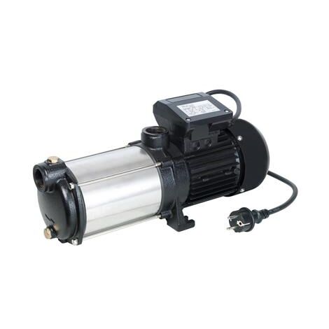 Ribiland – Pompe de surface multicellulaire 5 turbines inox 1450W – Débit max 90 l/min – Pression max 5,5 bars – Hauteur d'aspiration 7 m – PRMCA5PRO (1/6)