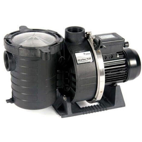 Pentair – Pompe de filtration UltraFlow Plus 2 cv – Débit max 27 m³/h – Monophasée – Compatible eau chlorée ou salée