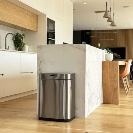 Poubelle automatique 60l inox - Kitchen Move - bat-60ls18-1