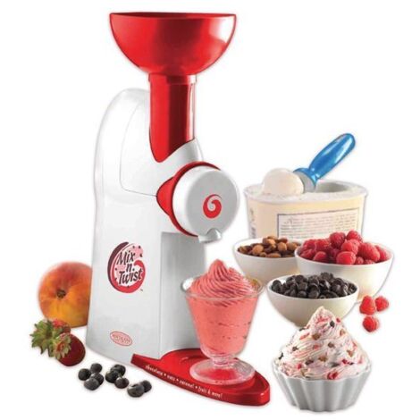 Mixeur Mix 'n Twist FF420 – Puissance 120W – Prépare des sorbets et glaces onctueuses – Compatible avec fruits frais et surgelés