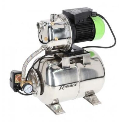 Pompe surpresseur 24l avec jet101 970w inox - Ribiland - prsi24jet101i
