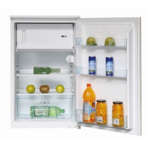 Candy – Réfrigérateur intégrable 1 porte 116l – Classe E – Éclairage LED – Clayettes en verre – Porte réversible – 39 dB (1/5)