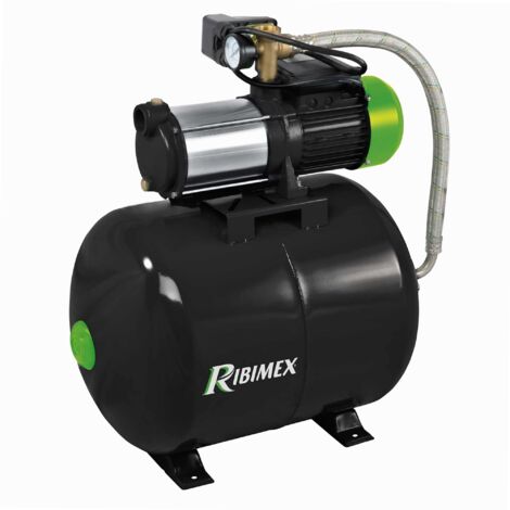 Ribiland – Pompe surpresseur 60L 1450W multicellulaire – Débit 90L/min – Pression max 3,5 bars – Hauteur refoulement 55m – PRS60MCA5