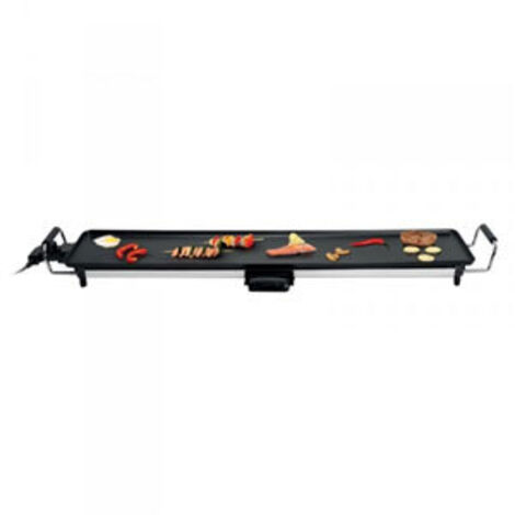 Plancha électrique 90 cm 2000W – Surface de cuisson 2070 cm² – Thermostat réglable jusqu'à 240°C – Plaque en fonte d'aluminium – Little Balance