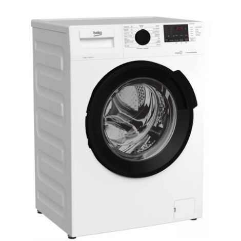 Lave-linge frontal 10 kg 1200 tours/min - Beko - WTE10222XW