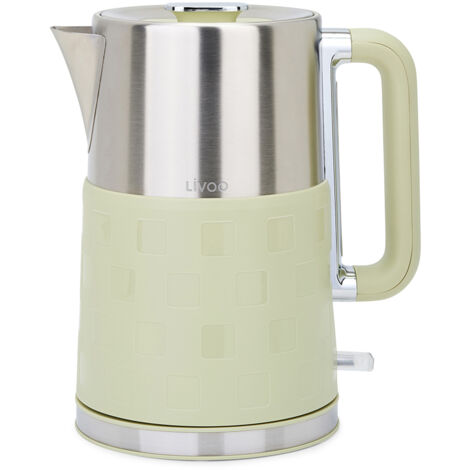 Bouilloire électrique 1.7l 2200w vert - Livoo - DOD204