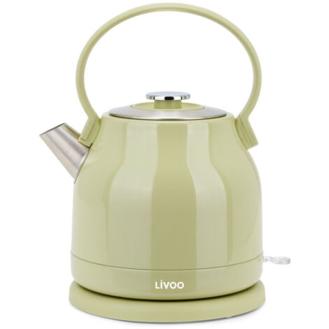 Bouilloire électrique 1.5l 2200w vert/gris - Livoo - DOD202M (1/5)