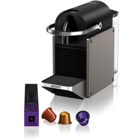 Cafetière nespresso à capsules 19bars titane - Krups - YY5290FD