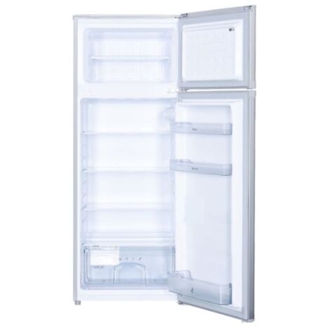 Réfrigérateur combiné 206l 54.5cm statique silver - Amica - AF7206S