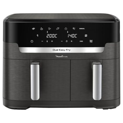 Moulinex Easy Fry Dual XXL 11L Noir Friteuse Air Chaud