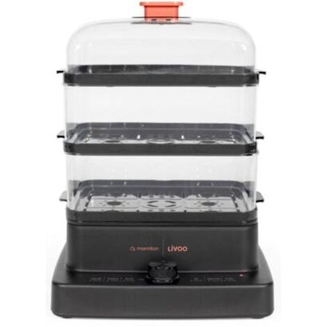 Cuiseur vapeur 3 paniers 1200w - Livoo - DOC300