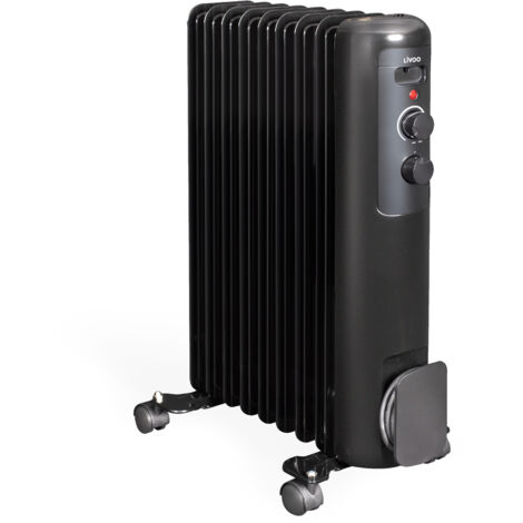 Radiateur bain d'huile 2000w noir - Livoo - DOM502 (1/4)