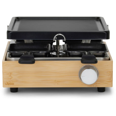 Appareil à raclette 4 personnes 800w + gril - Livoo - DOC311