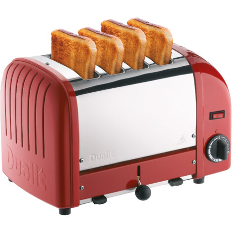 Grille-pains 4 fentes 2200w rouge - Dualit - 40366 (1/5)