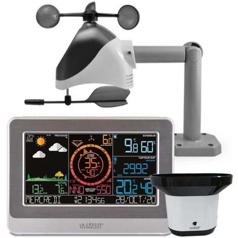 Centrale météo LA CROSSE TECHNOLOGY WS6869-WHI-MEG