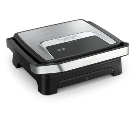 Tefal – Gril électrique multifonction 2000W – Surface de cuisson 29x26cm – 2 plaques antiadhésives – Pour viandes, légumes et paninis - GC271D10