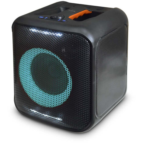Haut-parleur bluetooth 150W avec subwoofer 5,25" – Effet stroboscopique – Autonomie 5h – SPPT2450BK – Nedis
