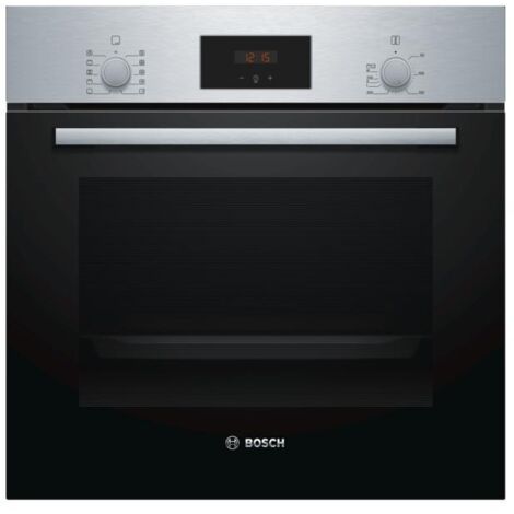 Bosch – Four traditionnel multifonction 66L 60cm – Nettoyage EcoClean – Ventilateur 3D Hotair – 7 modes de cuisson – Rails télescopiques