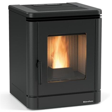 Poêle à granulés de bois 5.1kw noir anthracite - Nordica Extraflame - 001289300