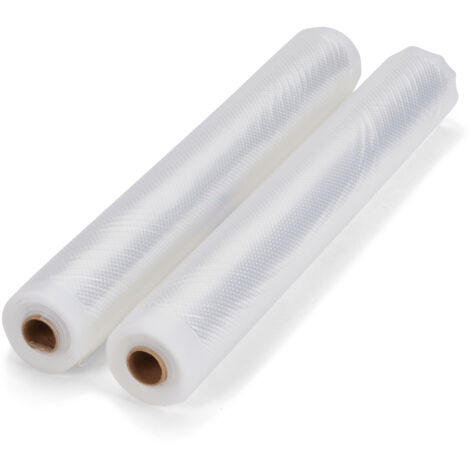 Set de 2 rouleaux universels pour mise sous vide - LIVOO - DOM505 - 2 rouleaux - 28 cm x 3 m - Compatibles machines universelles (1/3)