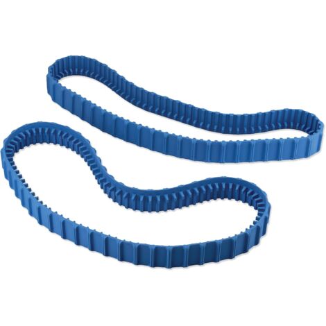 Maytronics Dolphin – Chenilles de remplacement bleues pour robot de piscine S100 S200 S300 S300i S400 – 2 pièces – 99831521R2 (1/5)
