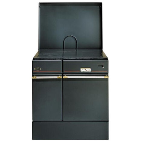 Godin – Cuisinière à bois 10 kW – Longueur bûche 50 cm – Rendement 76,4 % – Classe A – Dimensions 75 x 85 x 67,7 cm – Poids 195 kg - 240162NOIR