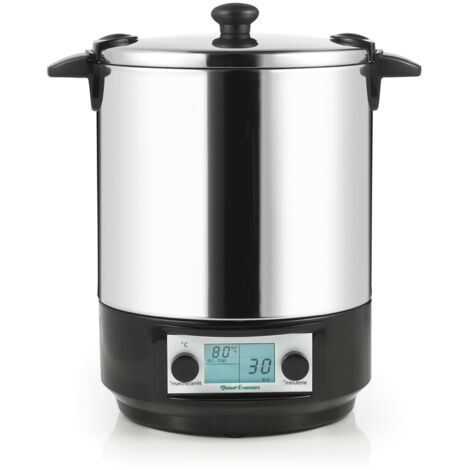 Machine sous vide 12L 1650W – Minuterie 180 min – Thermostat réglable jusqu'à 100°C – Cuve inox – NSST12INA – Nature&Saveurs