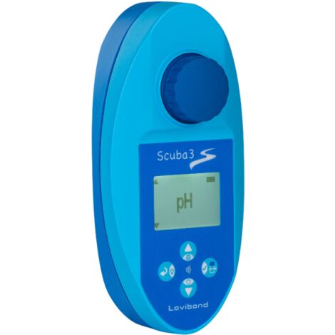 Photomètre Scuba 3S – Testeur électronique 11 en 1 pour piscine – Analyse précise de l'eau – Étanche IPX7 avec NFC – Lovibond
