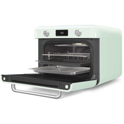 Mini Four SMEG COF01BLEU, Bleu, Neuf, Design Rétro, Petit électroménager