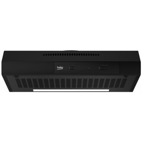 Beko – Hotte casquette 60 cm – Débit d'air 295 m³/h – Niveau sonore 69 dB – 3 vitesses – Éclairage LED 4 W pour visibilité optimale - HNS61212XH