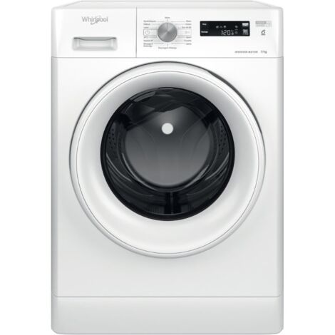 Whirlpool – Lave-linge hublot 9kg 1200 trs/min – Classe A – Vitesse essorage 1200 trs/min – Moteur induction silencieux – FreshCare+ pour linge frais - FFSP9269WFR (1/5)