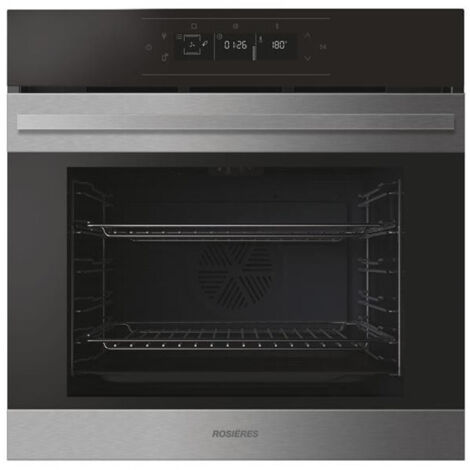 Rosieres – Four traditionnel intégrable 78L 60cm pyrolyse inox/noir – Classe A++ – 19 fonctions de cuisson – Connectivité Wi-Fi