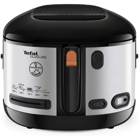 Tefal – Friteuse électrique 2,1L 1900W FF175 – Système de filtration d'huile – Cuve anti-adhésive – Ouverture automatique du couvercle - ff175d71