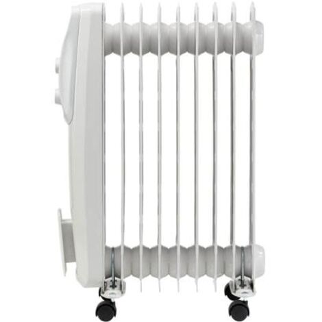 Rowenta – Radiateur bain d'huile 2000W – 9 ailettes – Surface jusqu'à 25 m² – Fonction Eco – Silencieux 35 dB – Transport facile avec roues - bu2620f0 (1/5)